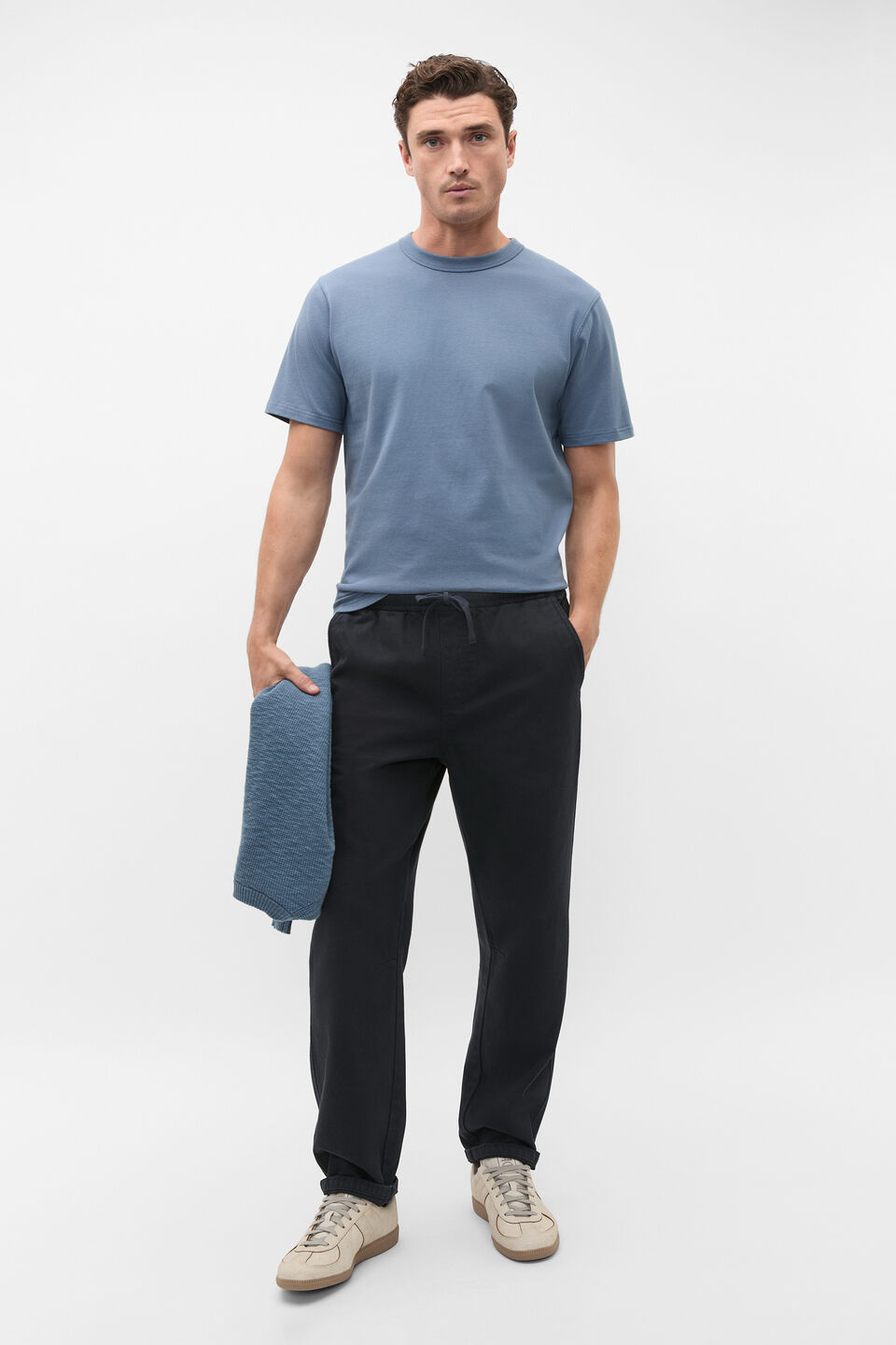 Crew Tee  Storm Blue