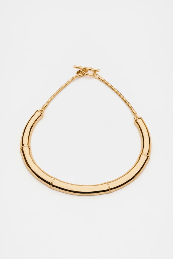 Bamboo Choker  Gold  hi-res