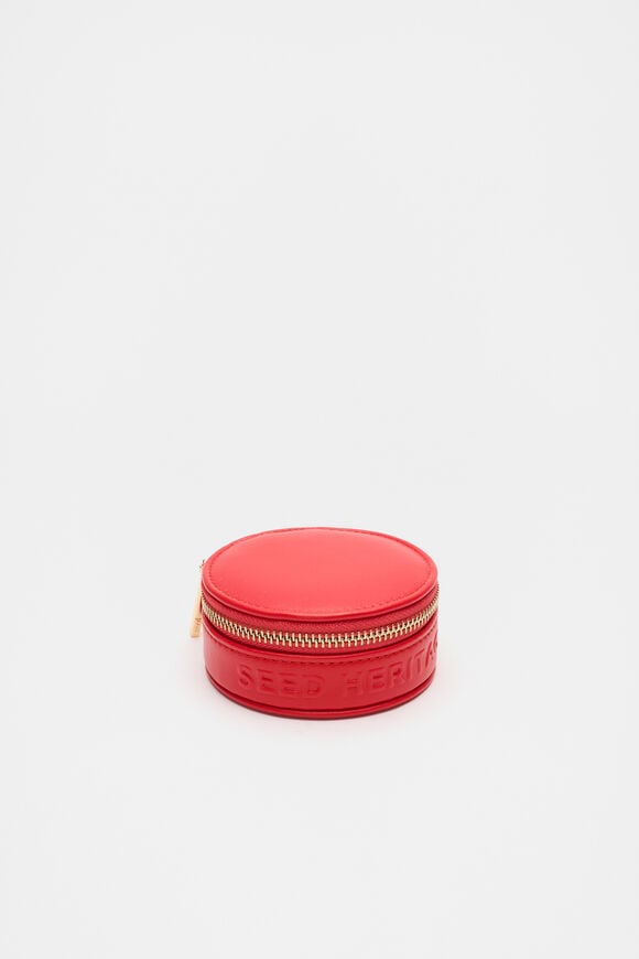 Circle Jewellery Case  Electric Crimson  hi-res