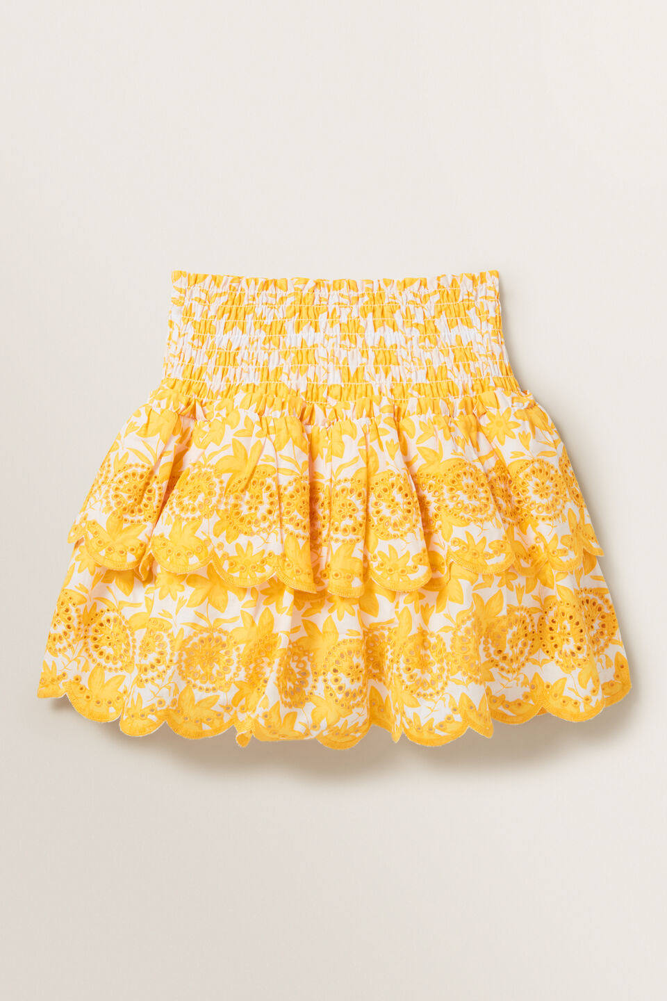 Floral Broderie Skirt  