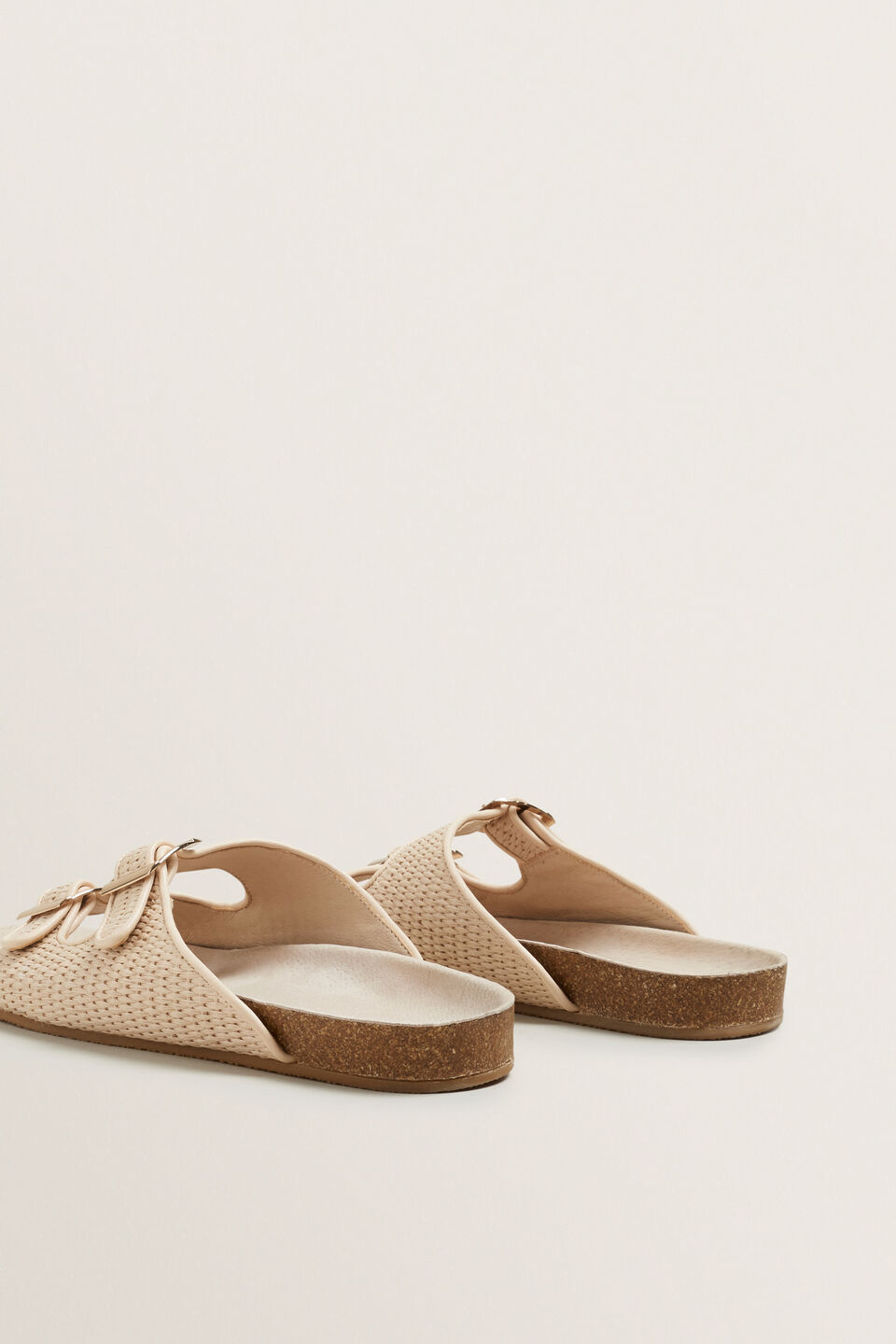 Woven Footbed Slide  2