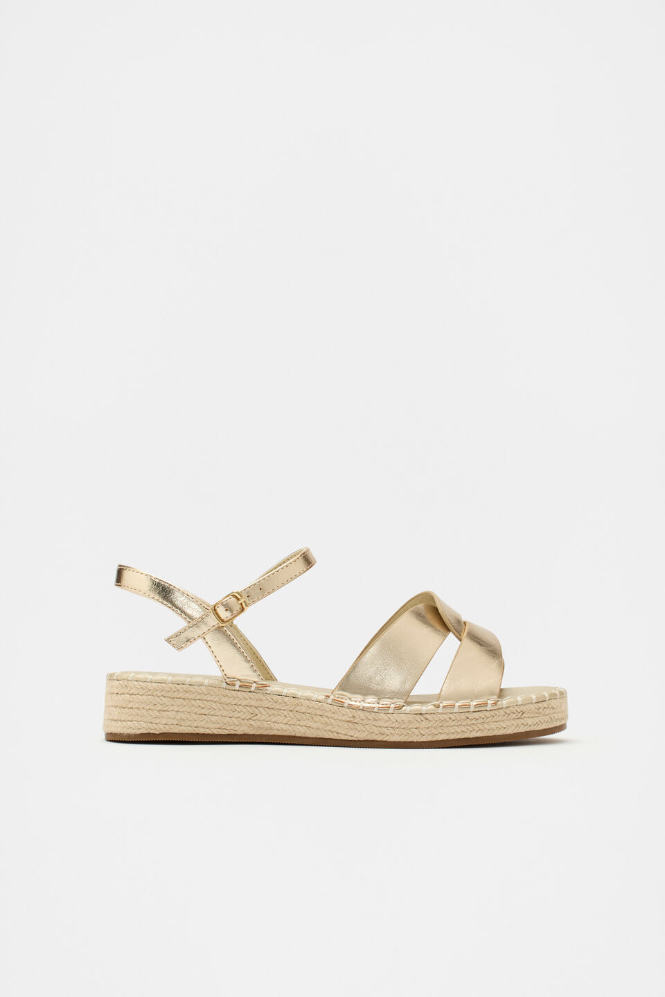 Summer Espadrille  Gold
