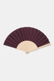 Seed Hand Fan  Plum Red  hi-res