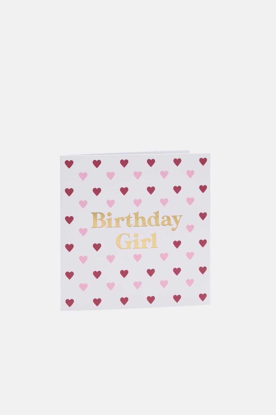 Heart Birthday Girl Card  Multi
