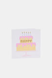 Happy Birthday Cake Card  Multi  hi-res