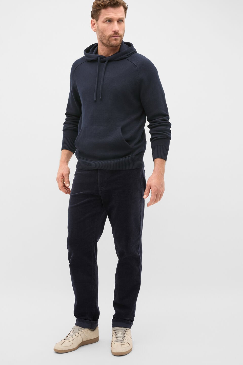 Cotton Hoodie  Midnight Blue