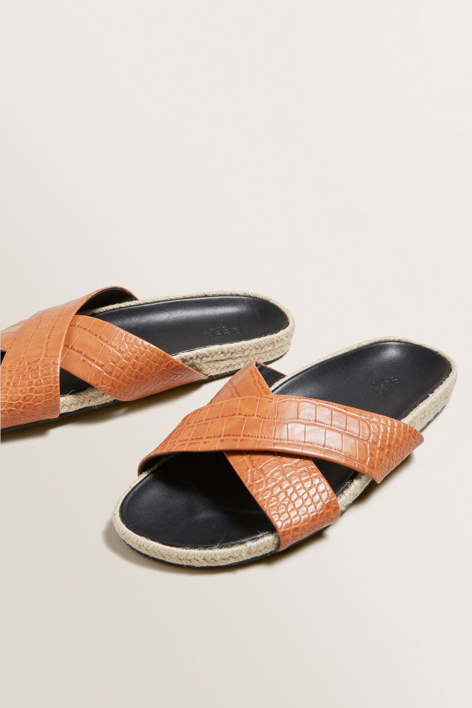 Chloe Cross Over Slides  