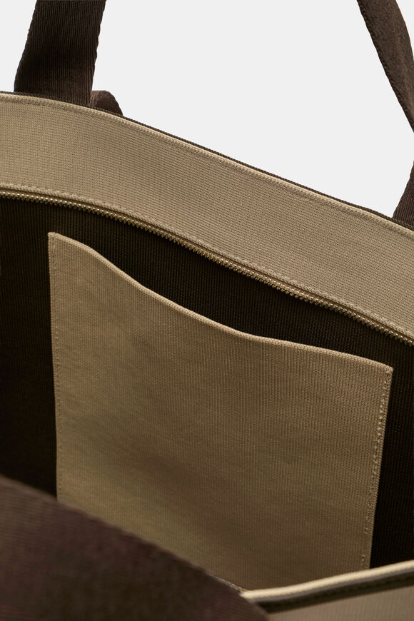 Seed Logo Knit Tote  Sandstone  hi-res