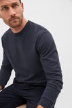 Long Sleeve Crew Neck Tee  Midnight Blue  hi-res
