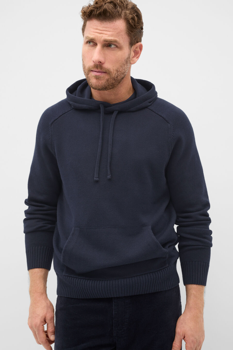 Cotton Hoodie  Midnight Blue