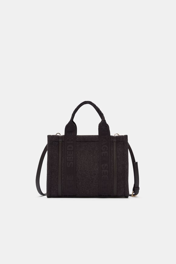 Felt Mini Tote  Coffee Bean  hi-res