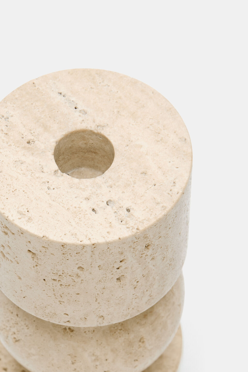 Kali Candle Holder Small  Natural