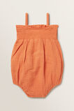Cheesecloth Frill Romper    hi-res