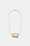 Adjustable Pendant Necklace  Gold  hi-res