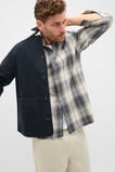 Long Sleeve Cotton Check Shirt  Taupe Check  hi-res