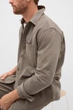 Long Sleeve Twill Shirt  Taupe  hi-res