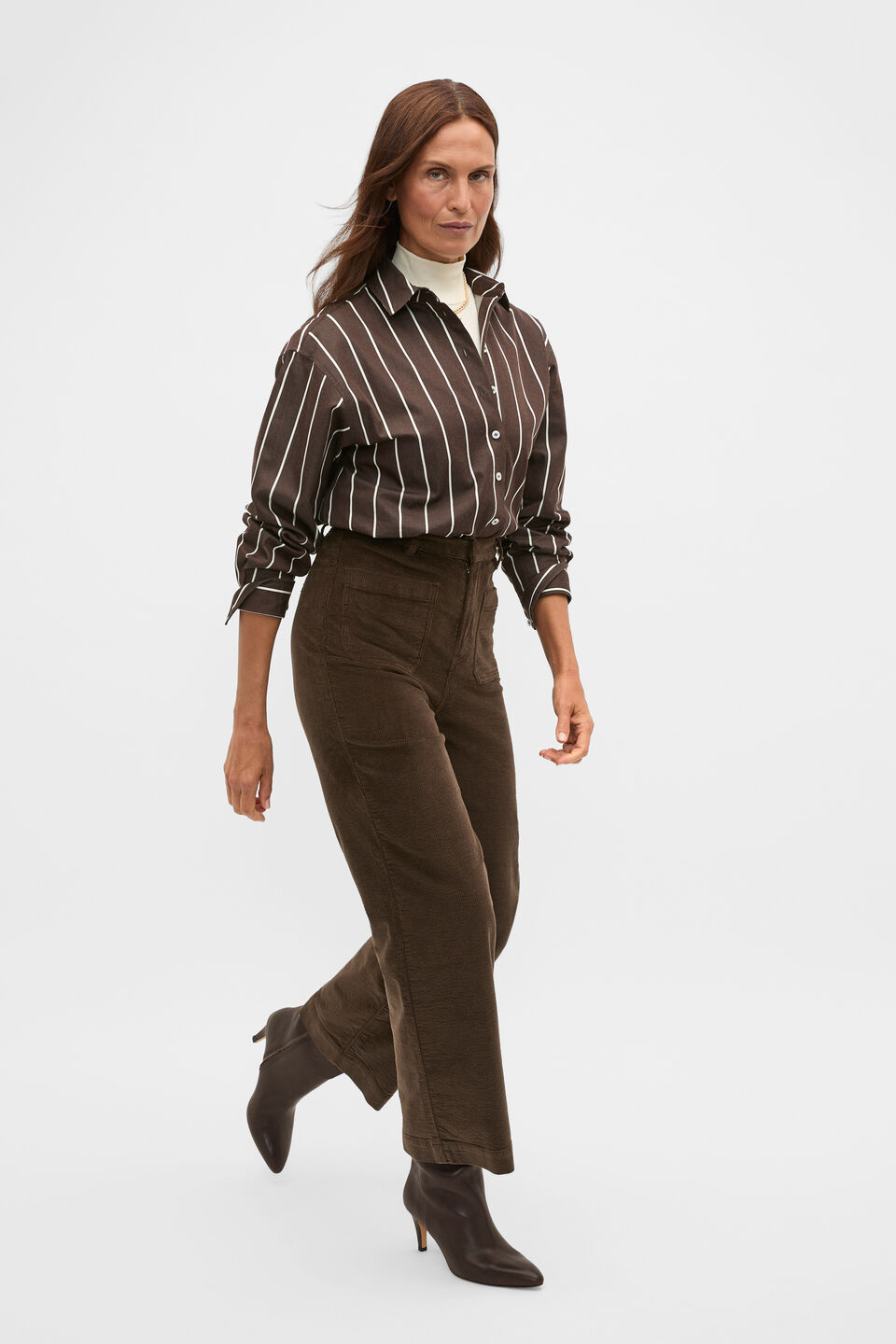 Corduroy Pocket Front Pant  Coffee Bean