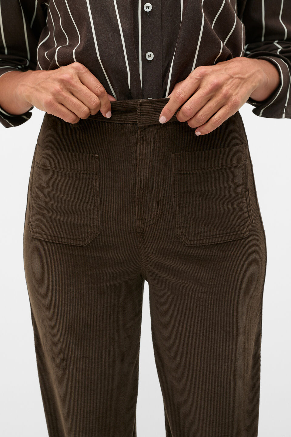 Corduroy Pocket Front Pant  Coffee Bean