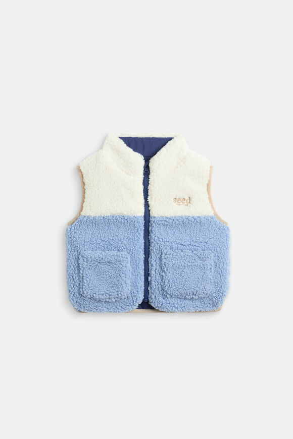 Colourblock Reversible Vest  Multi  hi-res