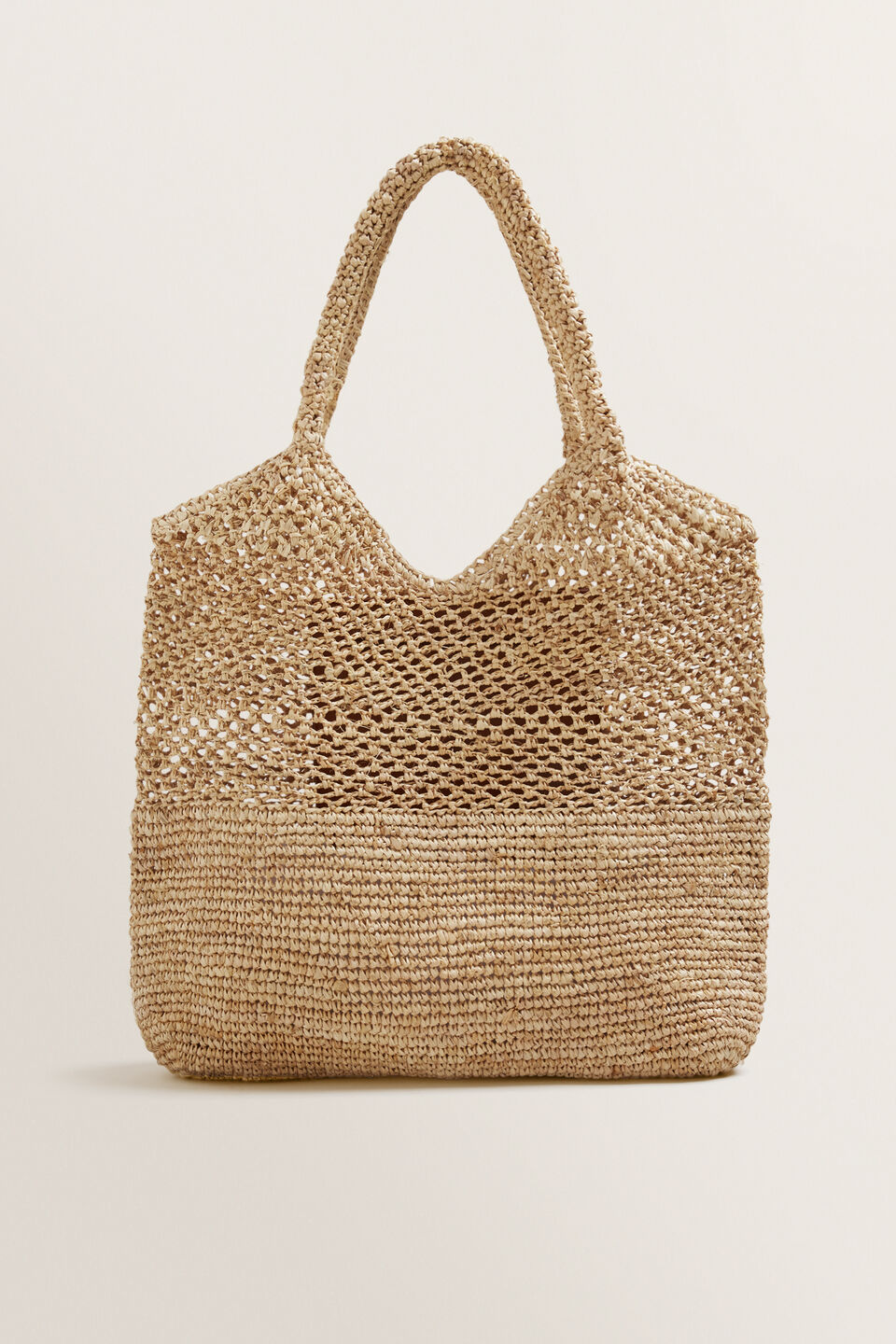 Raffia Straw Tote  