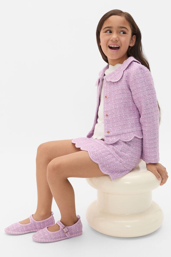 Tweed Mary Jane  Orchid  hi-res