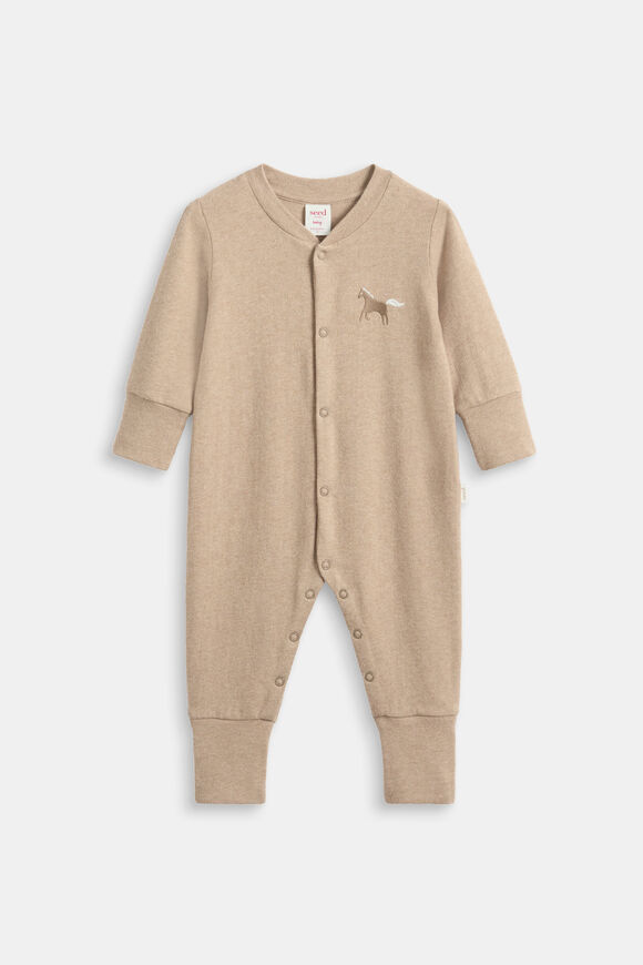 Horse Logo Jumpsuit  Nutmeg Marle  hi-res