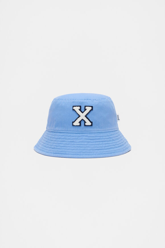 Blue Initial Bucket Hat  X  hi-res