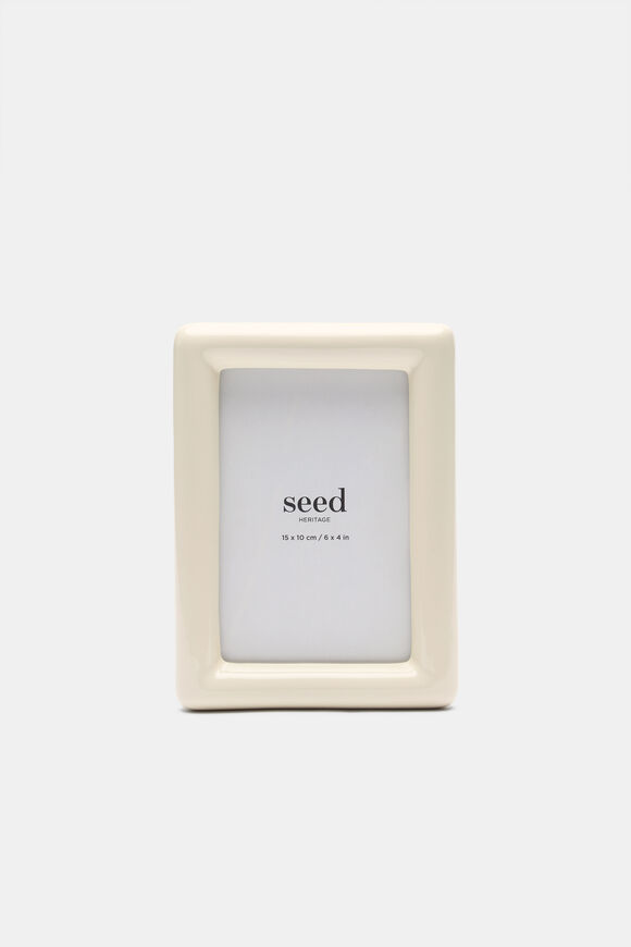 Sage Small Photo Frame  Egg Shell  hi-res