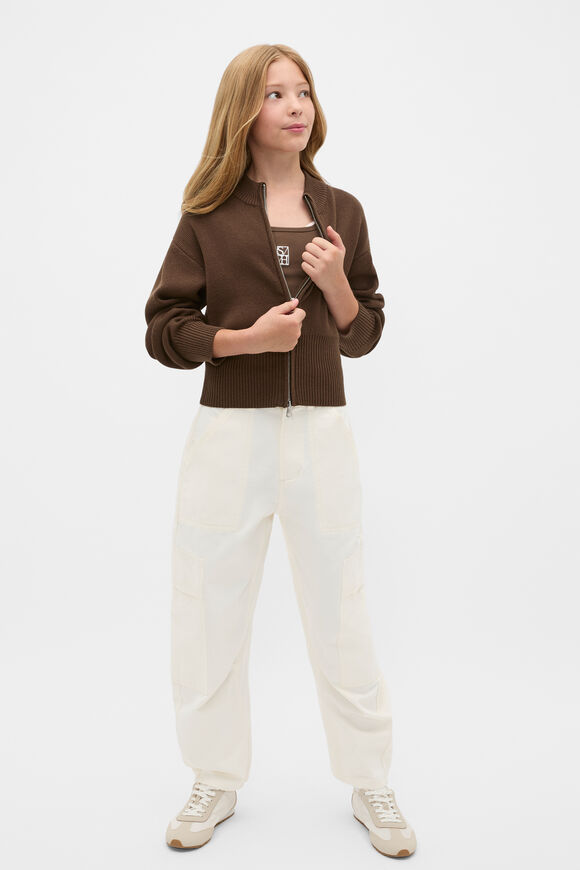 Square Neck Logo Tank  Chocolate  hi-res