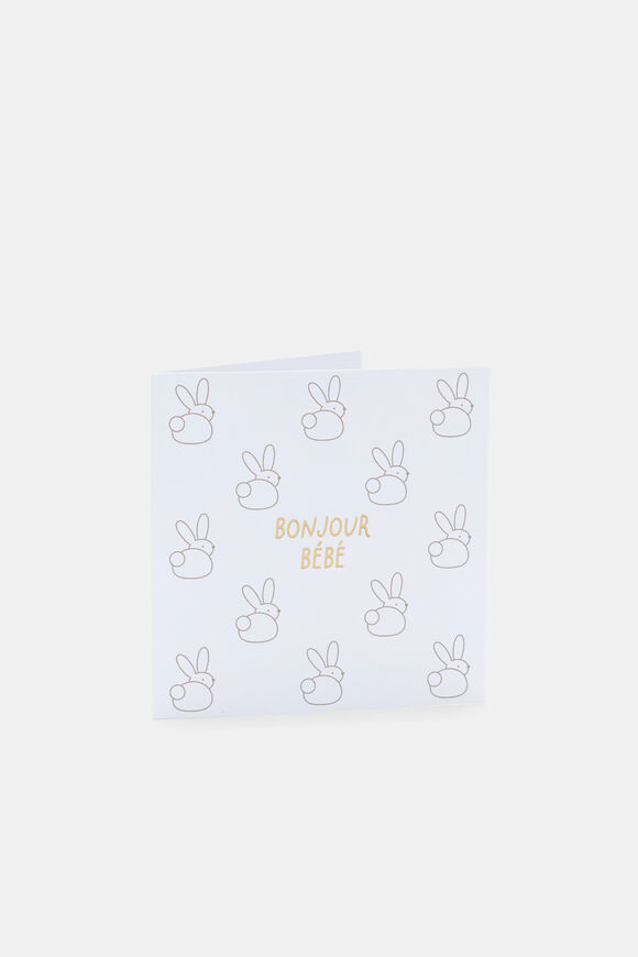 Bonjour Bebe Card  Multi  hi-res