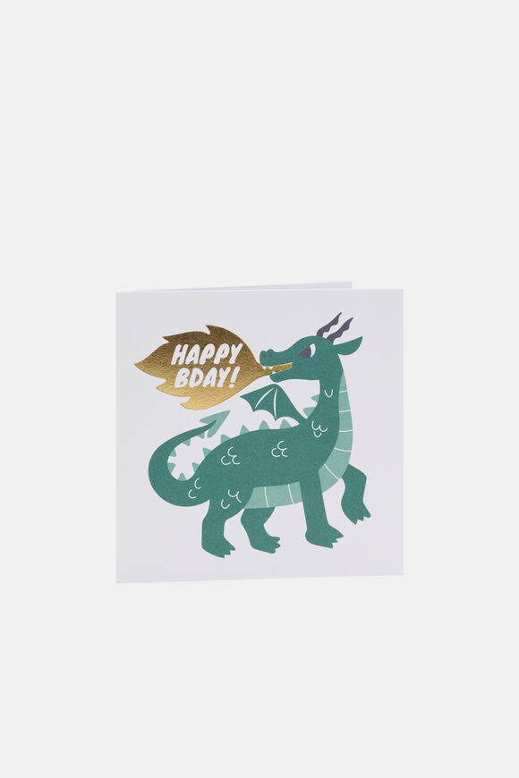 Happy B'day Dragon Card  Multi  hi-res