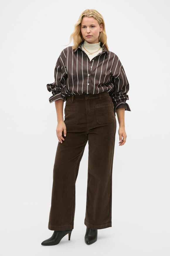Corduroy Pocket Front Pant  Coffee Bean  hi-res
