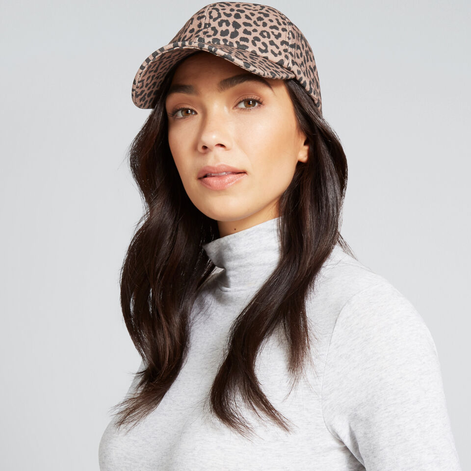 Ocelot Print Cap  