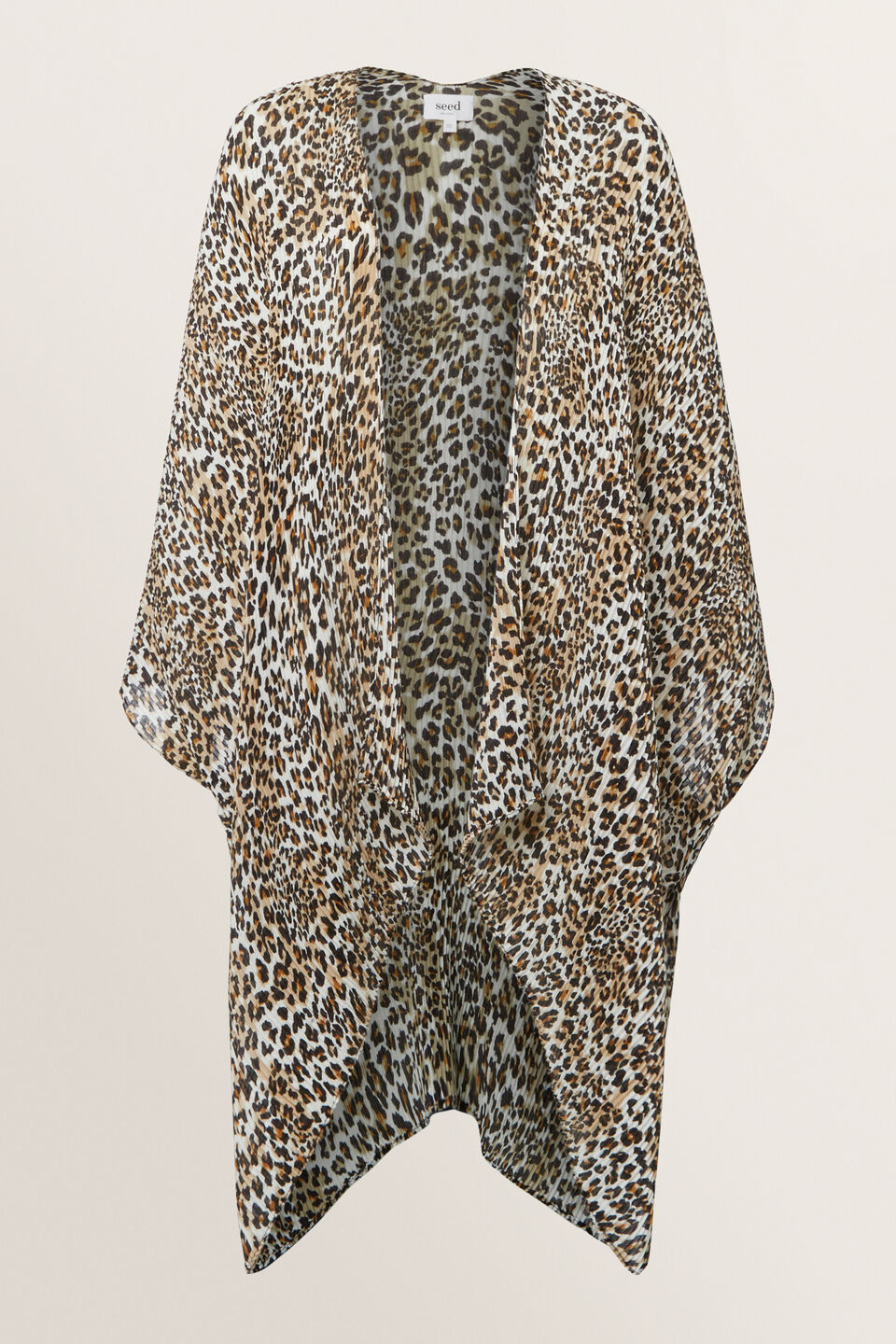 Pleated Summer Poncho  