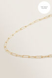 Fine Wide Chain Necklace  9  hi-res