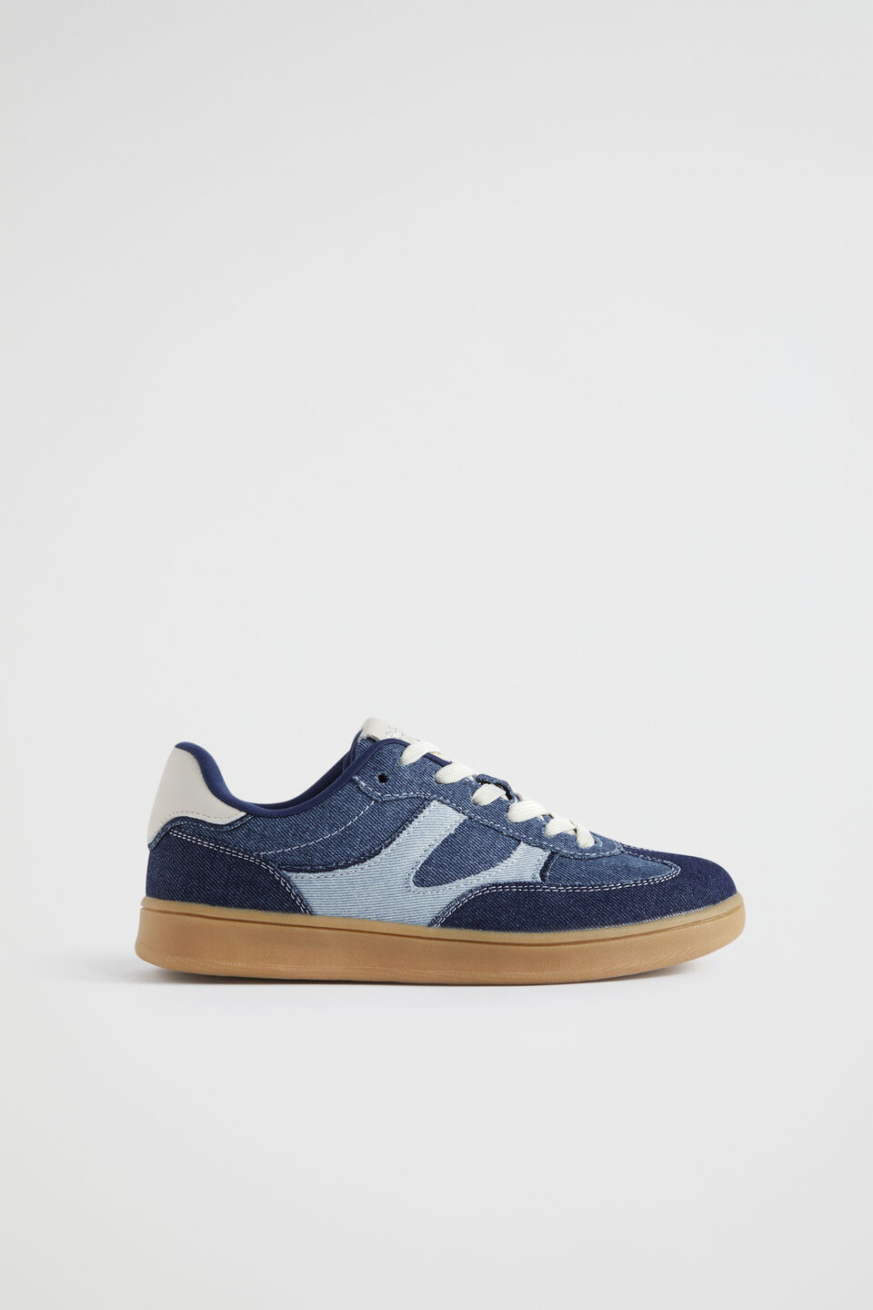 Denim Retro Trainer  Denim