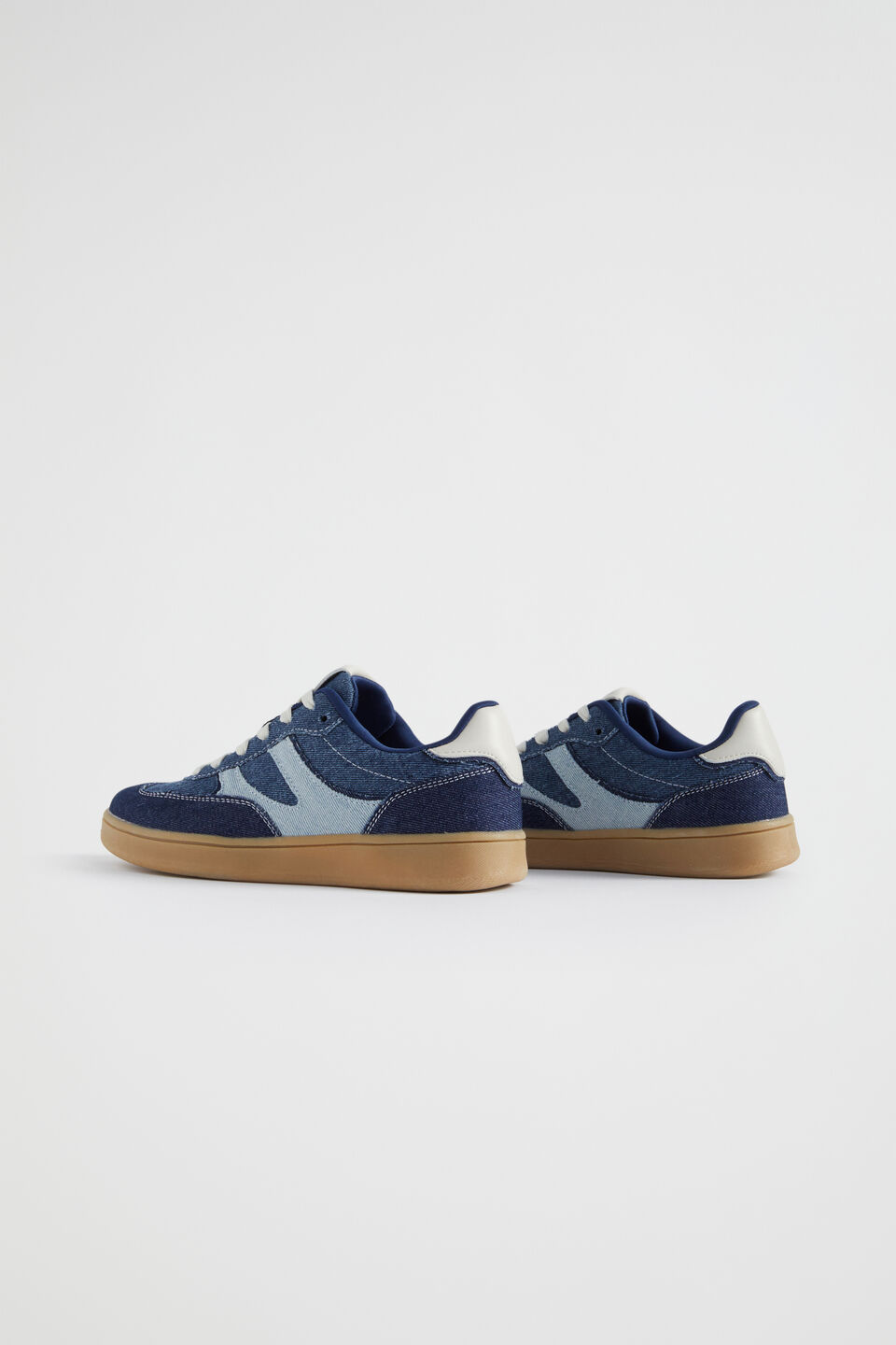Denim Retro Trainer  Denim