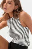 Stripe Textured Shell Top  Mono Stripe  hi-res