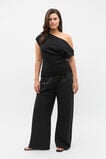 Gathered Waist Pant  Black  hi-res