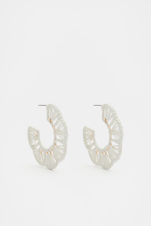 Bloom Earring  White  hi-res