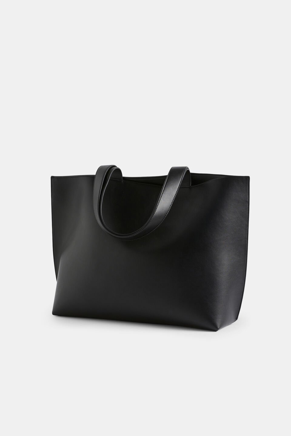 Logo Detail Tote  True Black