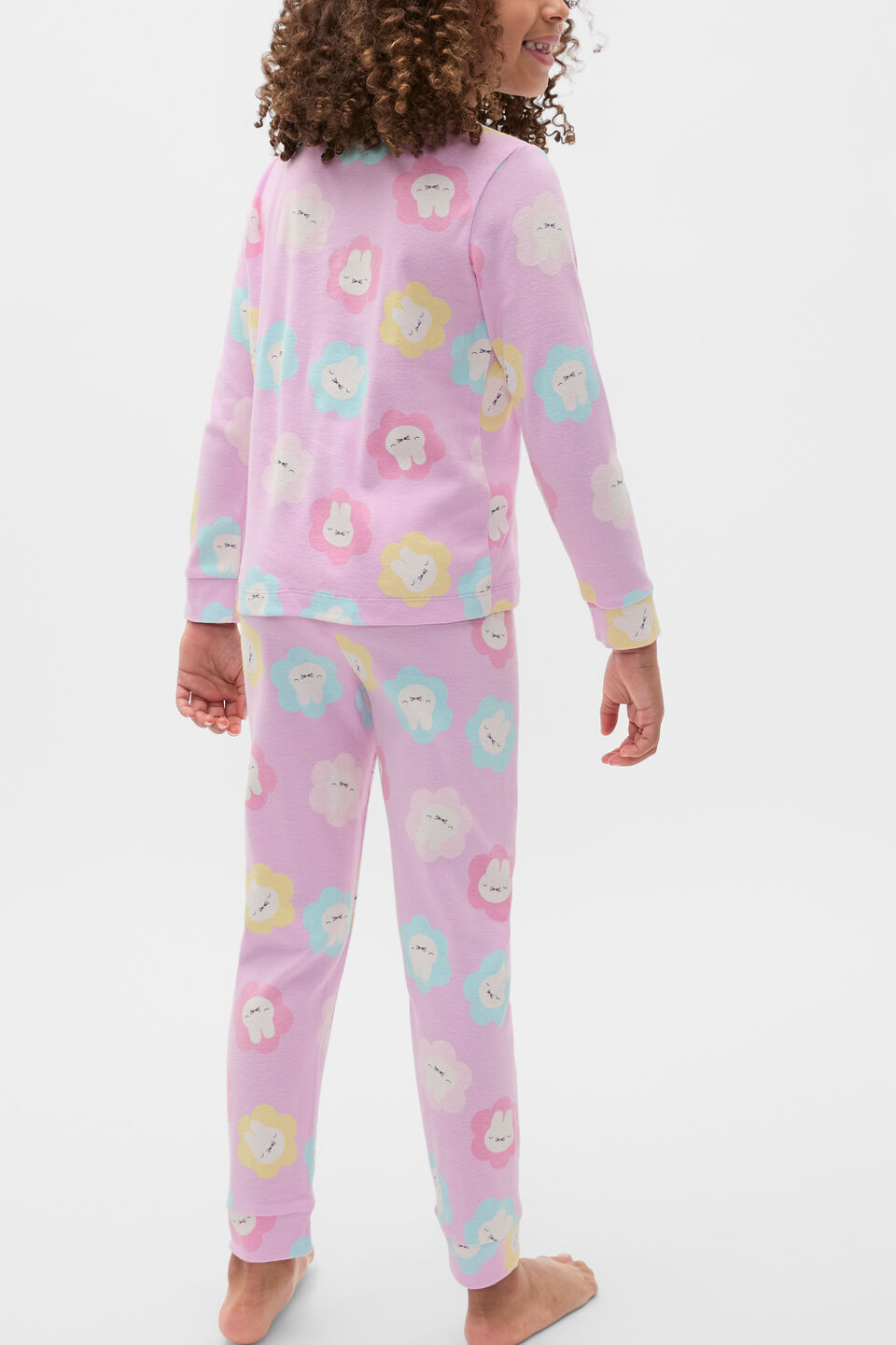 Bunny Floral Pyjama  Orchid