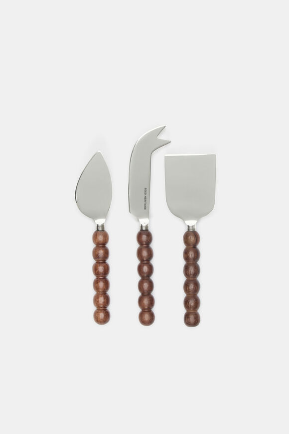 Shai Cheese Knife Set  Silver  hi-res