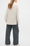 Australian Merino Oversized Roll Neck  Mist Speckle  hi-res
