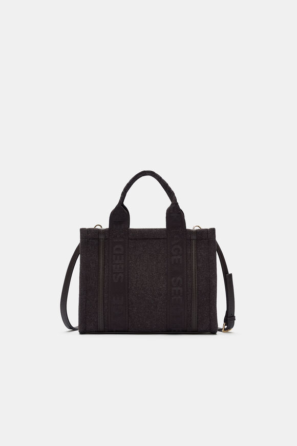 Felt Mini Tote  Coffee Bean  hi-res