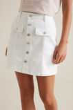Button Front Mini Skirt    hi-res