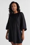 Core Linen Mini Dress  Black  hi-res