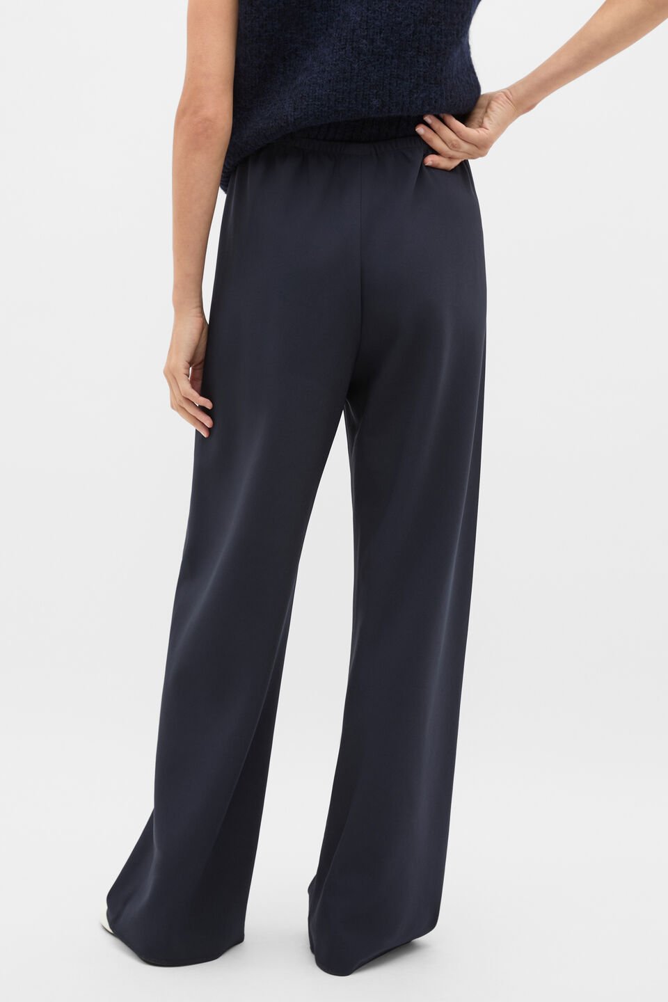 Easy Wide Leg Pant  Twilight Blue