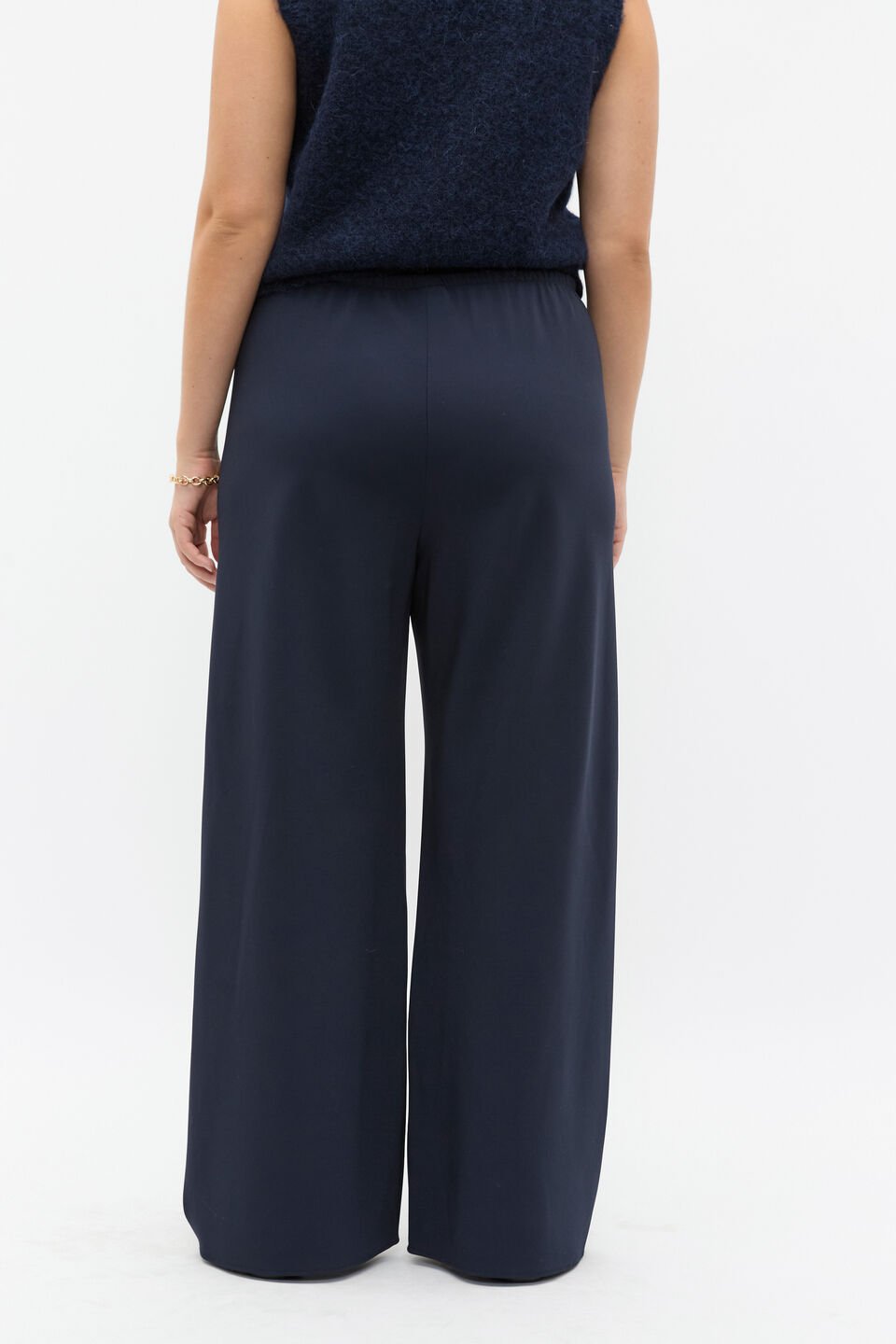 Easy Wide Leg Pant  Twilight Blue