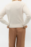 Brushed Cashmere Button Cardigan  Oat Marle  hi-res
